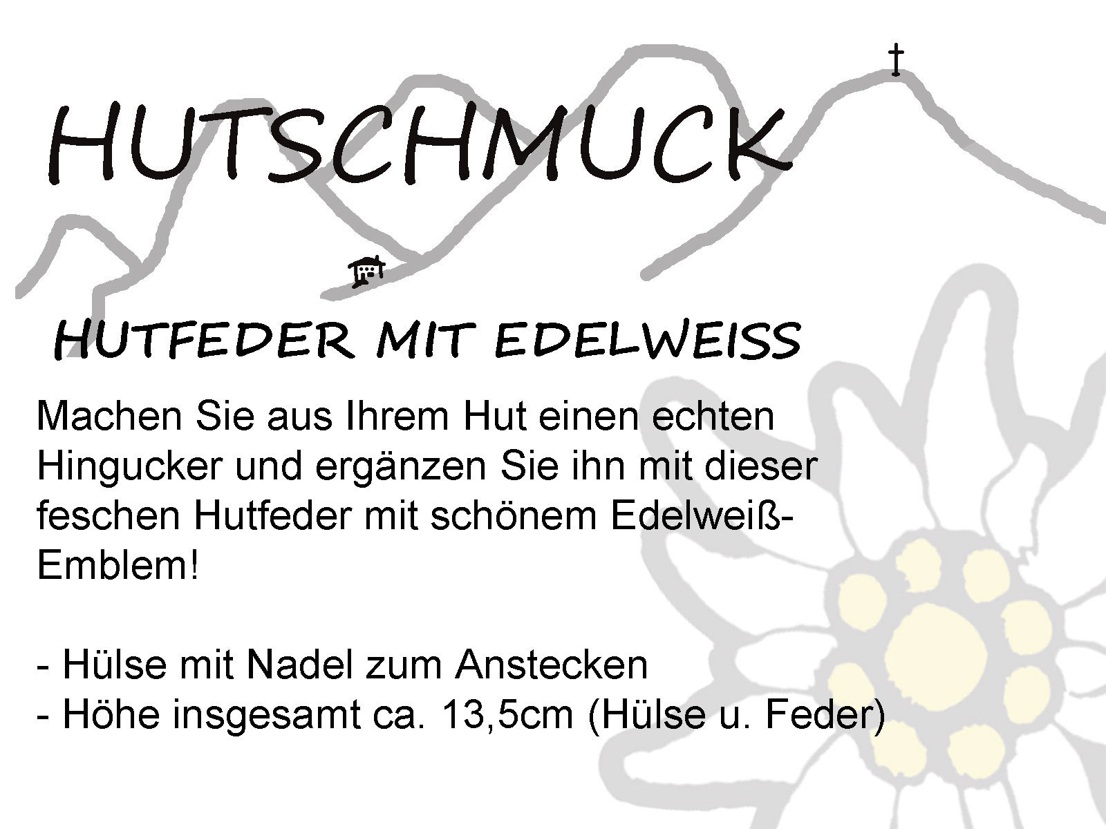 Hutschmuck-Hutfeder